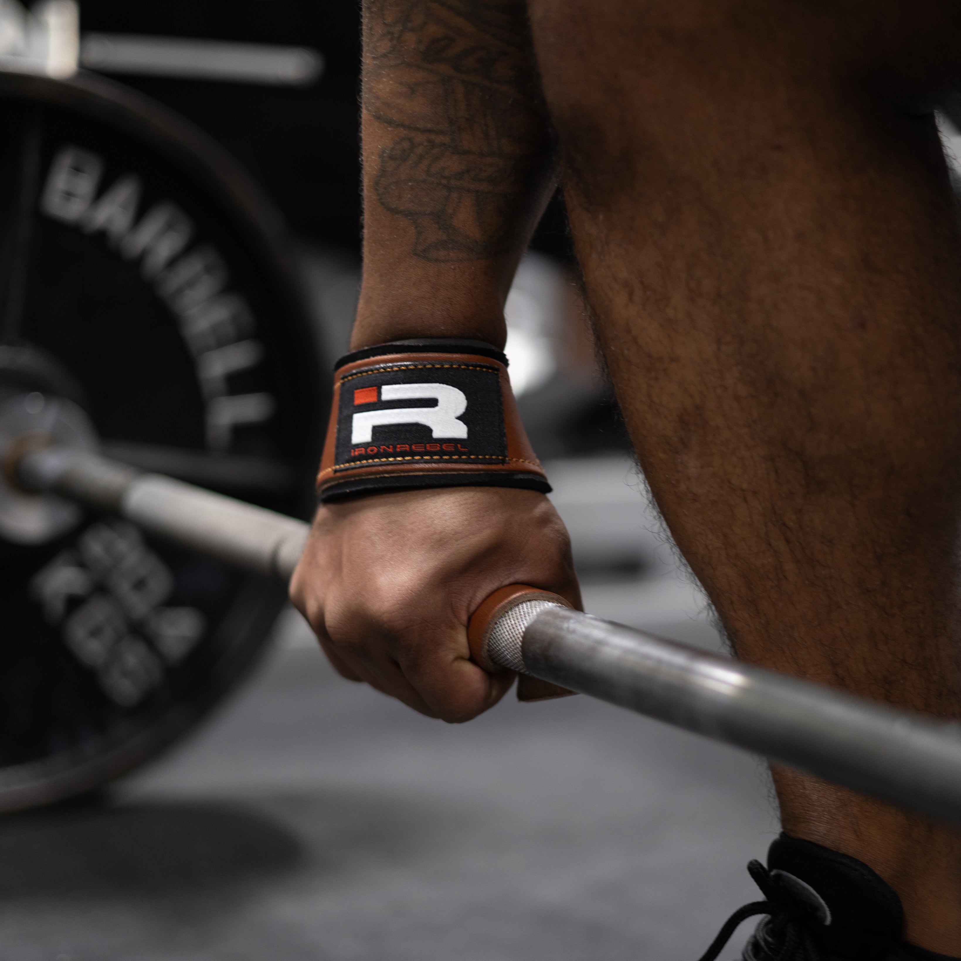 Premium Leather Lifting Straps