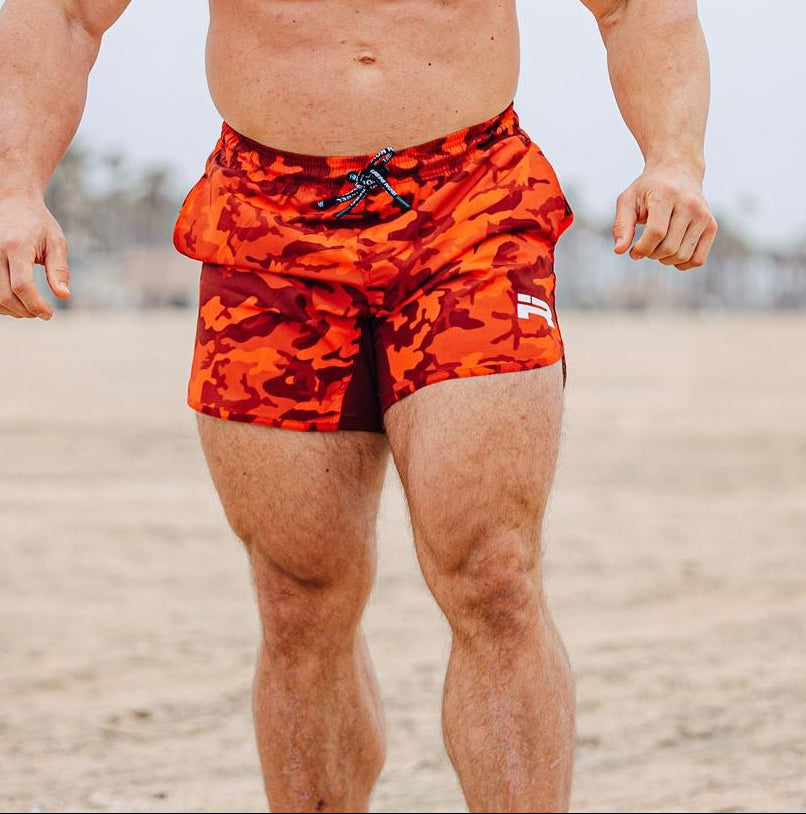 Tech Shorts (Red Camo)