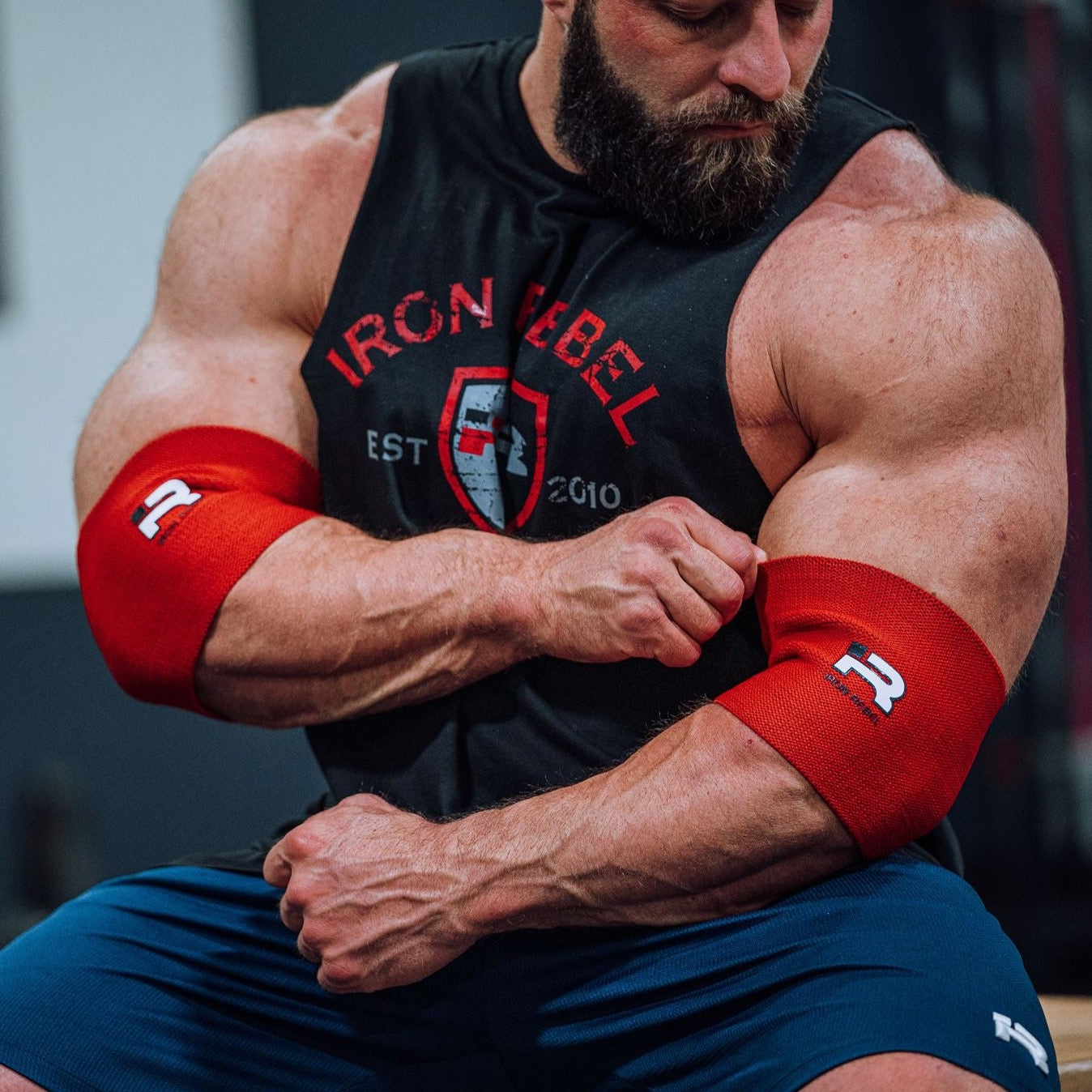 Compression Elbow Sleeves (Red)