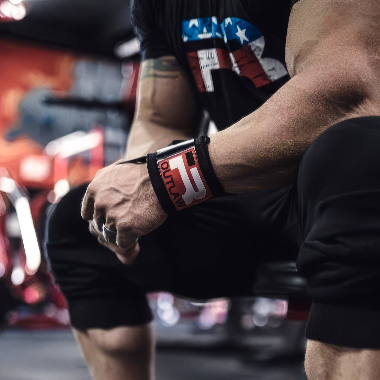 Outlaw Wrist Wraps (Black)
