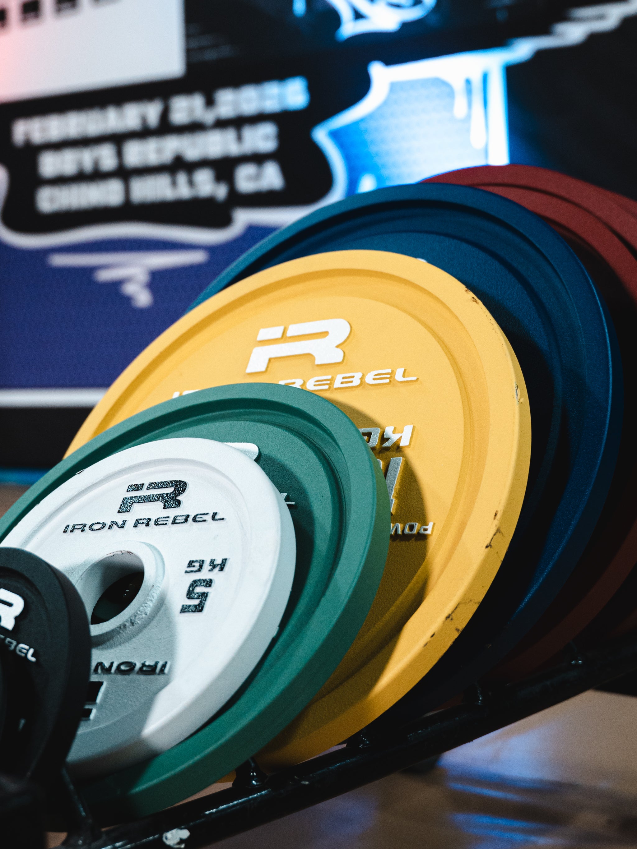 Iron Rebel Calibrated Competition Plate Set (464kg)