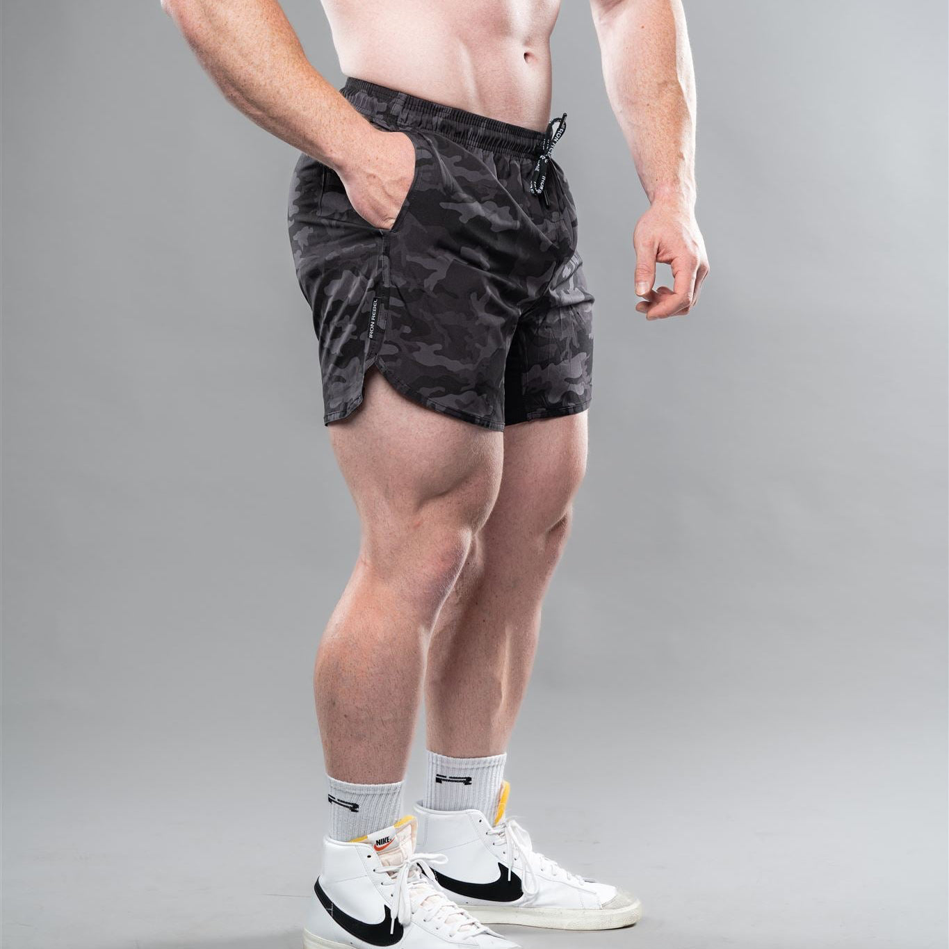 Tech Shorts (Black Camo)
